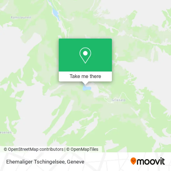 Ehemaliger Tschingelsee map