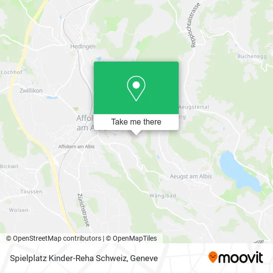 Spielplatz Kinder-Reha Schweiz map