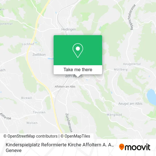 Kinderspielplatz Reformierte Kirche Affoltern A. A. map