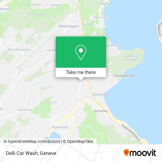 Delli Car Wash map