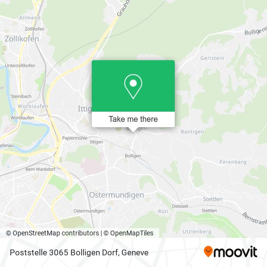 Poststelle 3065 Bolligen Dorf map