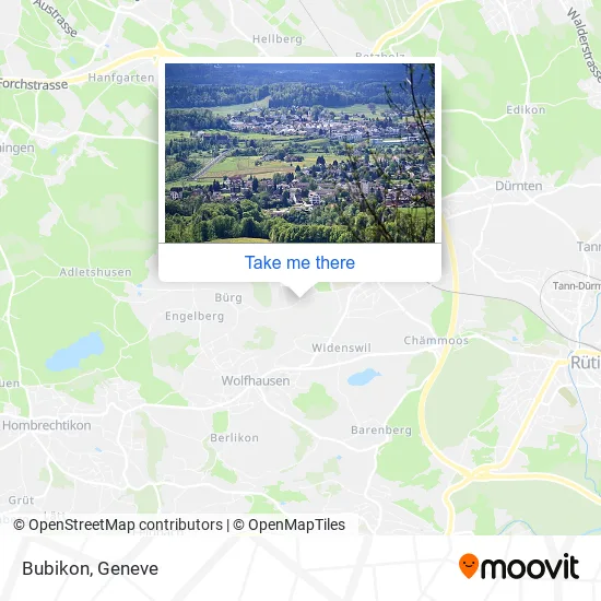 Bubikon map
