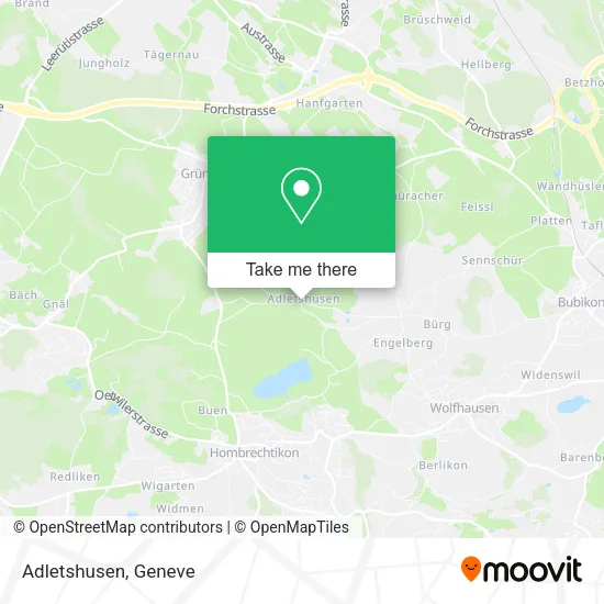 Adletshusen map