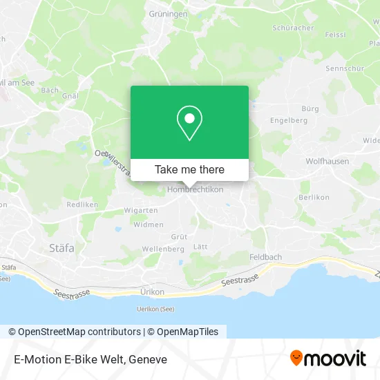 E-Motion E-Bike Welt map