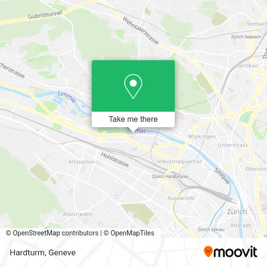 Hardturm map