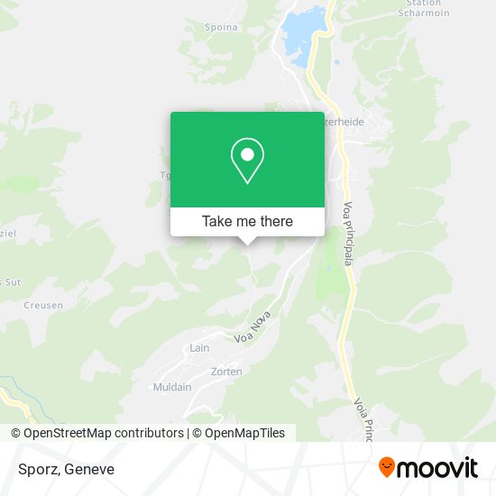 Sporz map