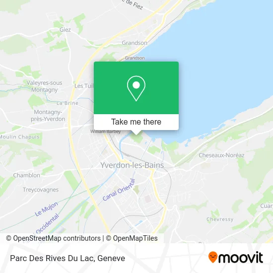 Parc Des Rives Du Lac map