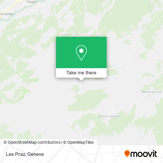 Les Praz map