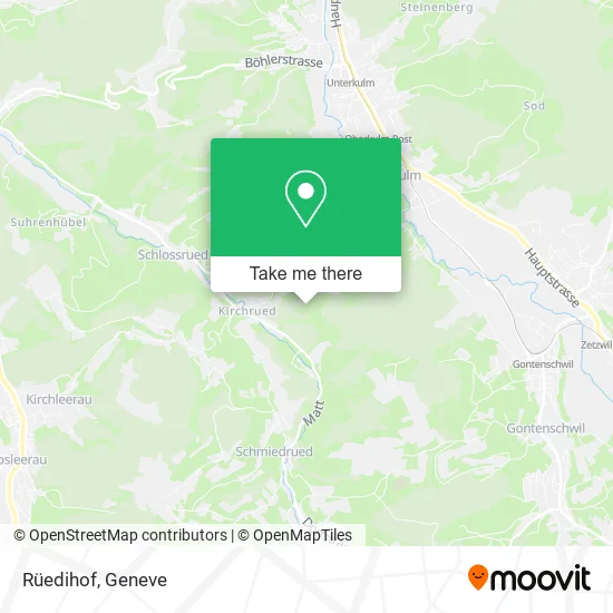 Rüedihof map