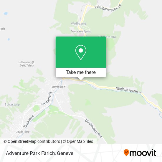 Adventure Park Färich map