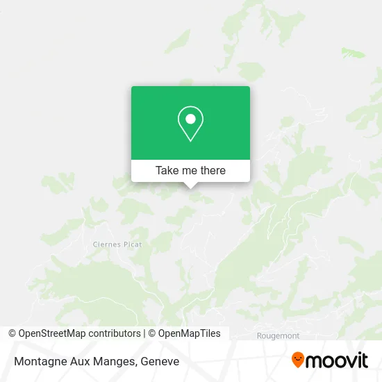 Montagne Aux Manges map