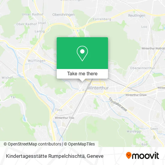 Kindertagesstätte Rumpelchischtä map