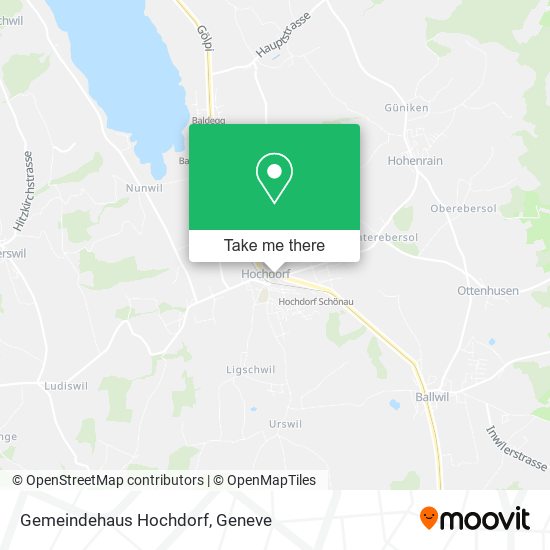 Gemeindehaus Hochdorf map