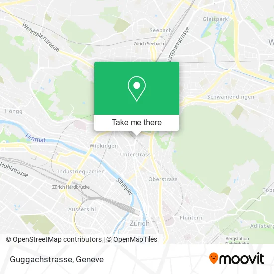 Guggachstrasse map