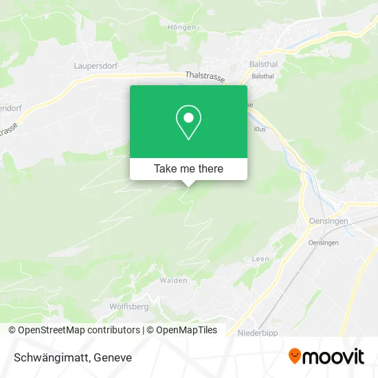 Schwängimatt map