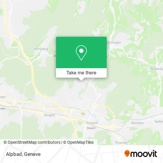 Alpbad map