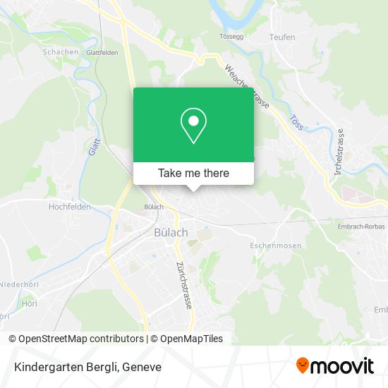 Kindergarten Bergli map