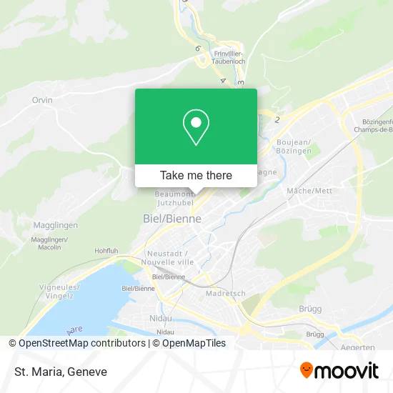 St. Maria map