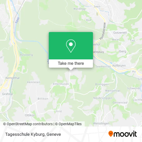 Tagesschule Kyburg map