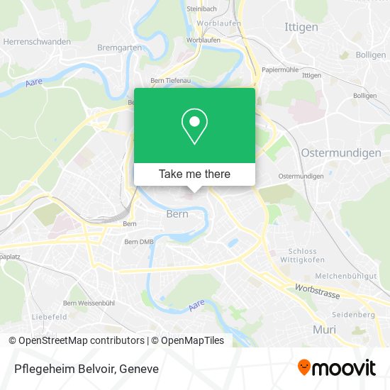 Pflegeheim Belvoir map