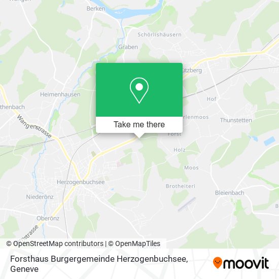 Forsthaus Burgergemeinde Herzogenbuchsee map