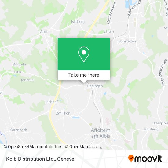 Kolb Distribution Ltd. map