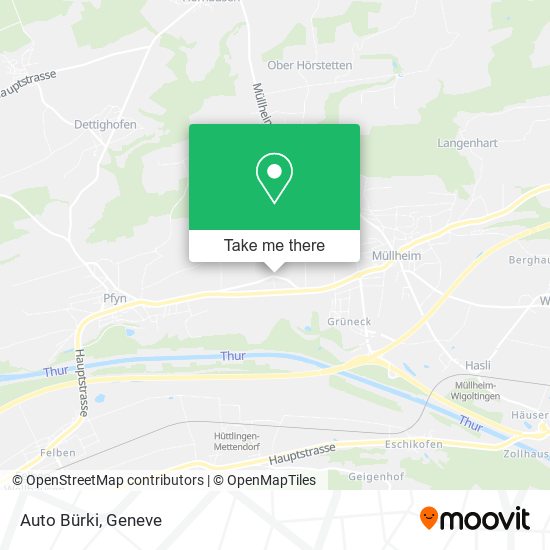 Auto Bürki map