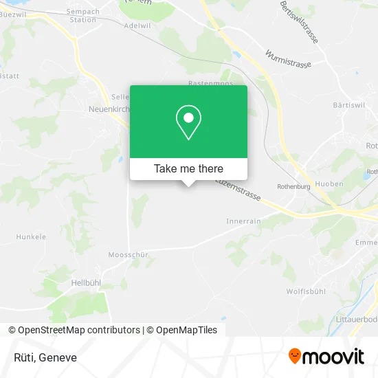 Rüti map