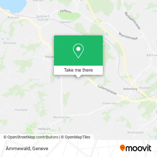 Ämmewald map