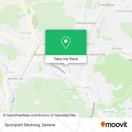 Sportpark Deutweg map