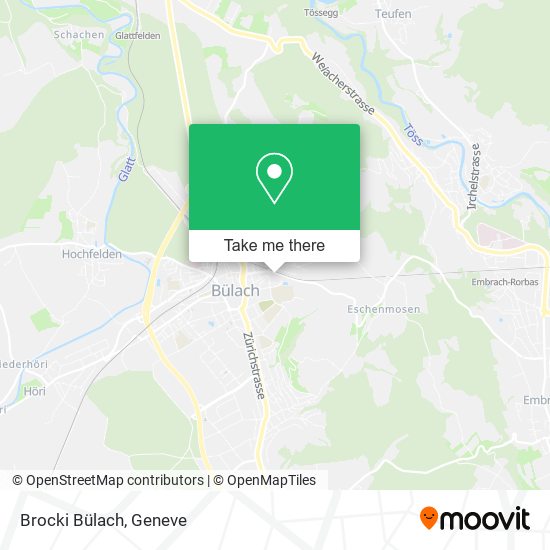 Brocki Bülach map