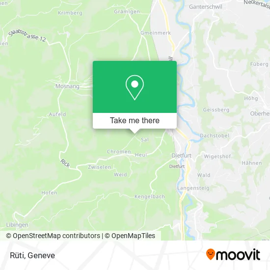 Rüti map