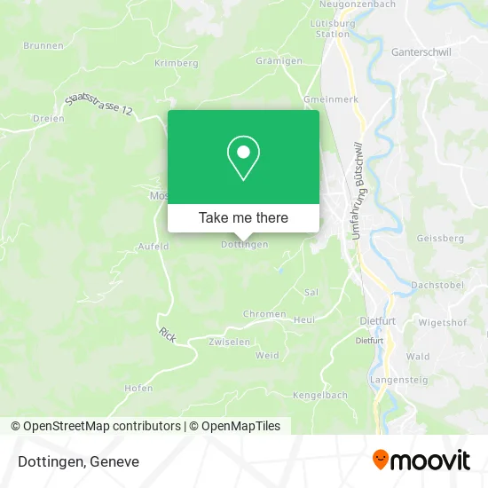 Dottingen map
