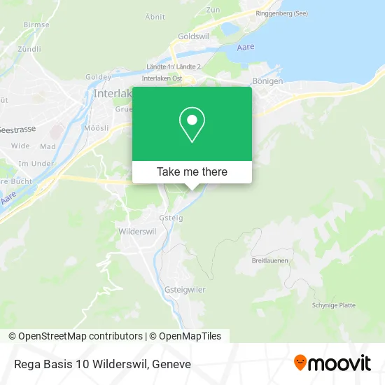 Rega Basis 10 Wilderswil map
