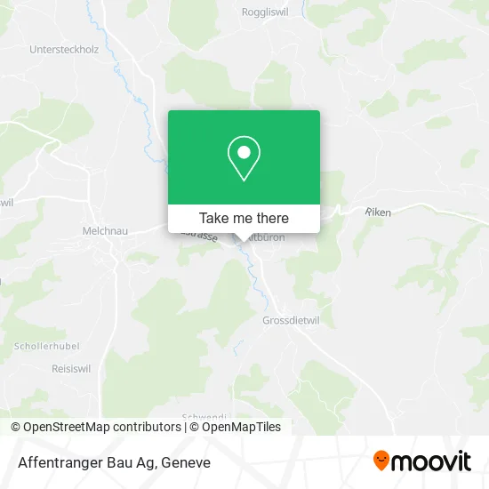 Affentranger Bau Ag map