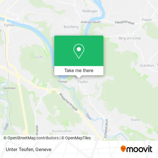 Unter Teufen map