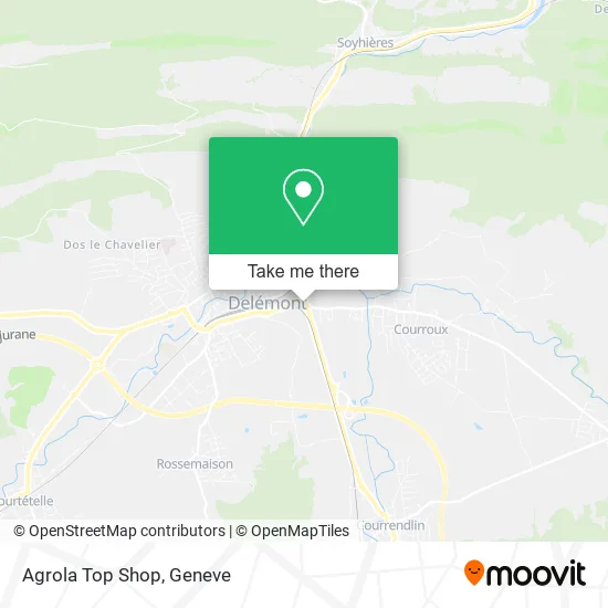 Agrola Top Shop map