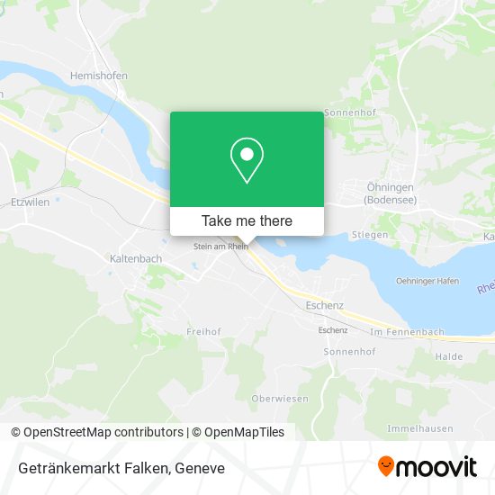 Getränkemarkt Falken map