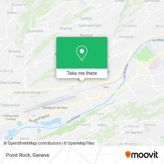 Point Rock map