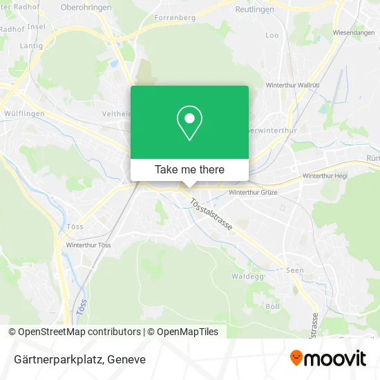 Gärtnerparkplatz map