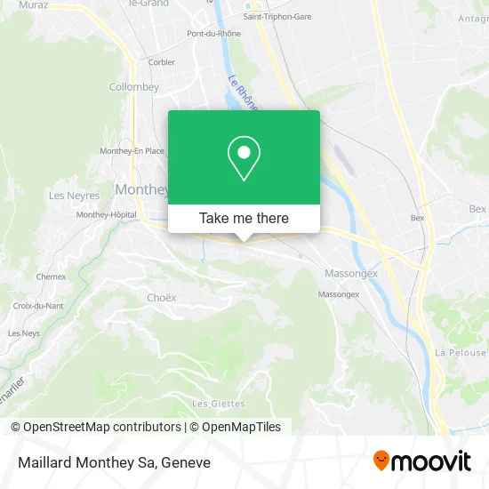 Maillard Monthey Sa map