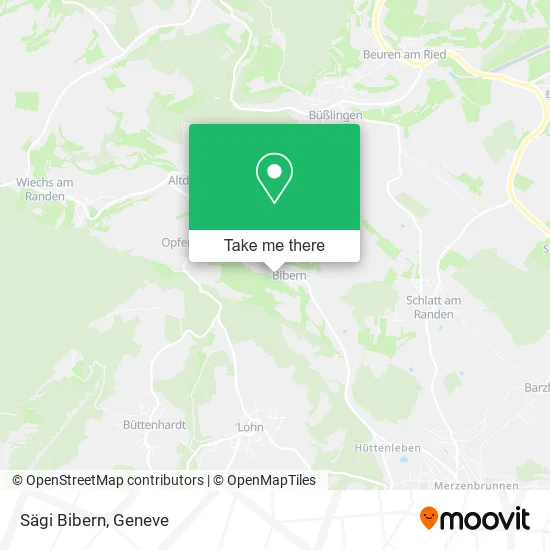Sägi Bibern map