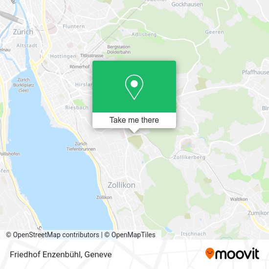 Friedhof Enzenbühl map