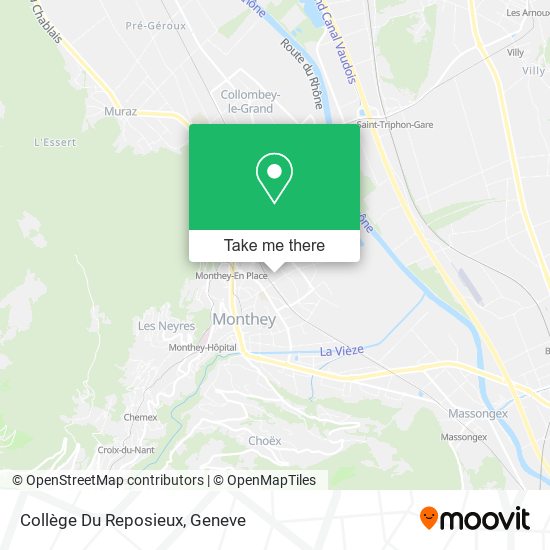 Collège Du Reposieux map