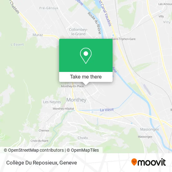 Collège Du Reposieux plan