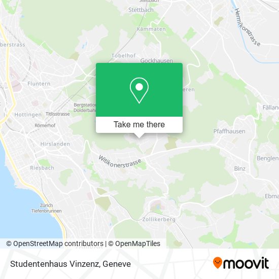 Studentenhaus Vinzenz map