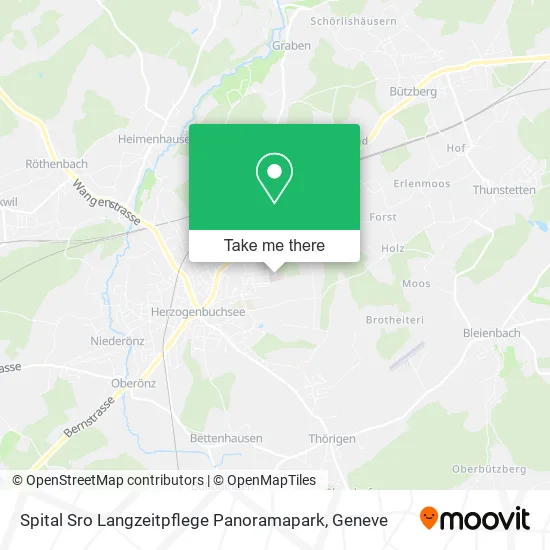 Spital Sro Langzeitpflege Panoramapark plan
