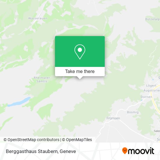 Berggasthaus Staubern map