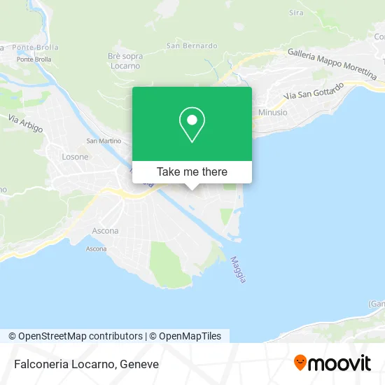 Falconeria Locarno map
