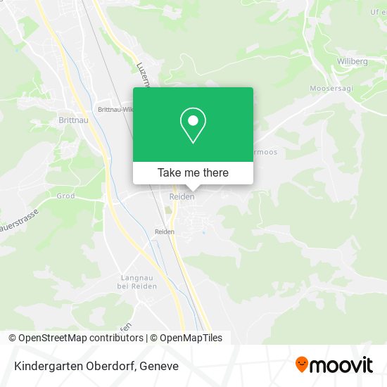 Kindergarten Oberdorf map